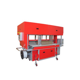 STEP TP-702CQ3-S Corrugated Strapper, Squaring & Back stop machine
